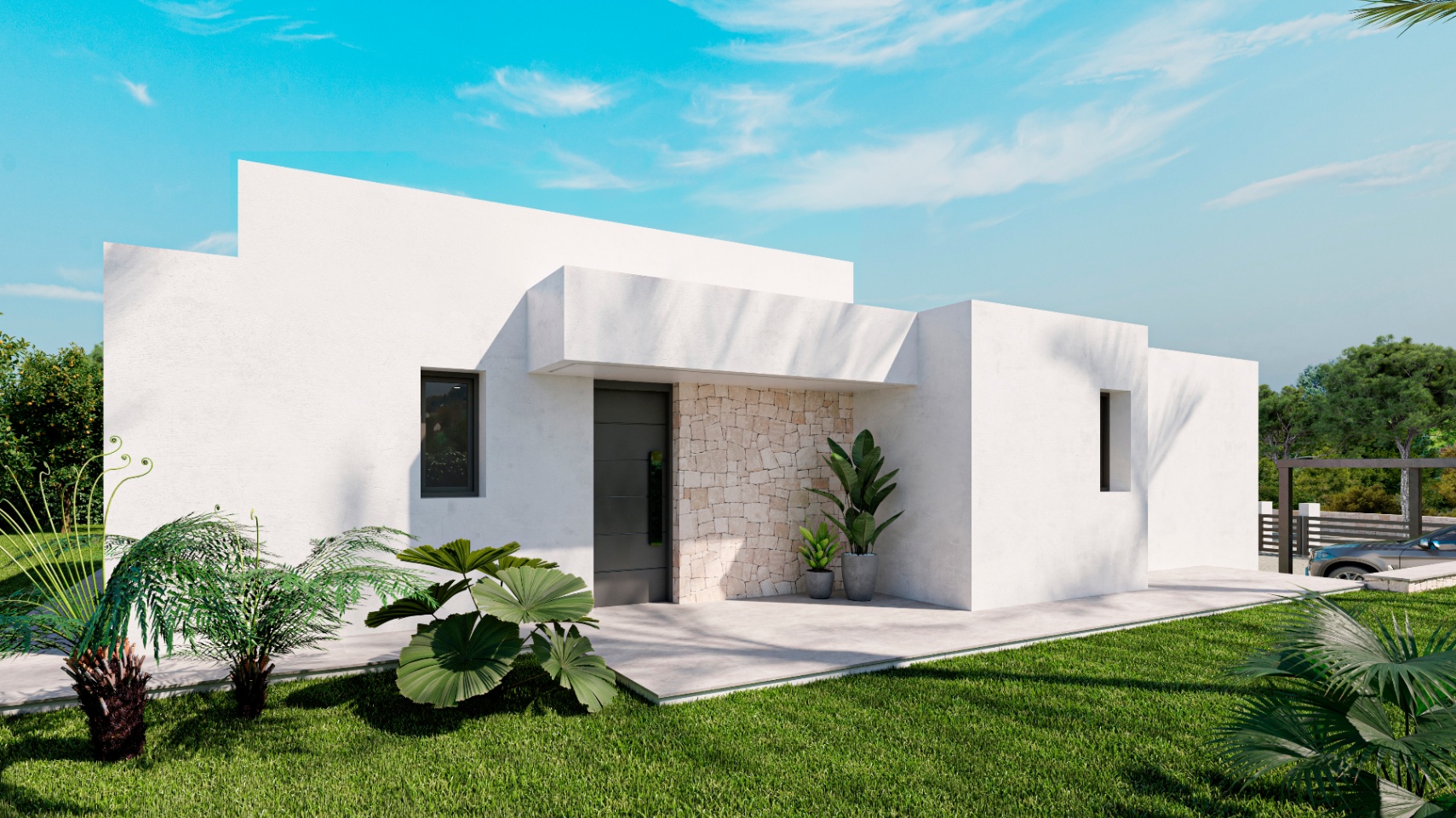 Villa de nueva construcción en tranquila zona residencial en Javea