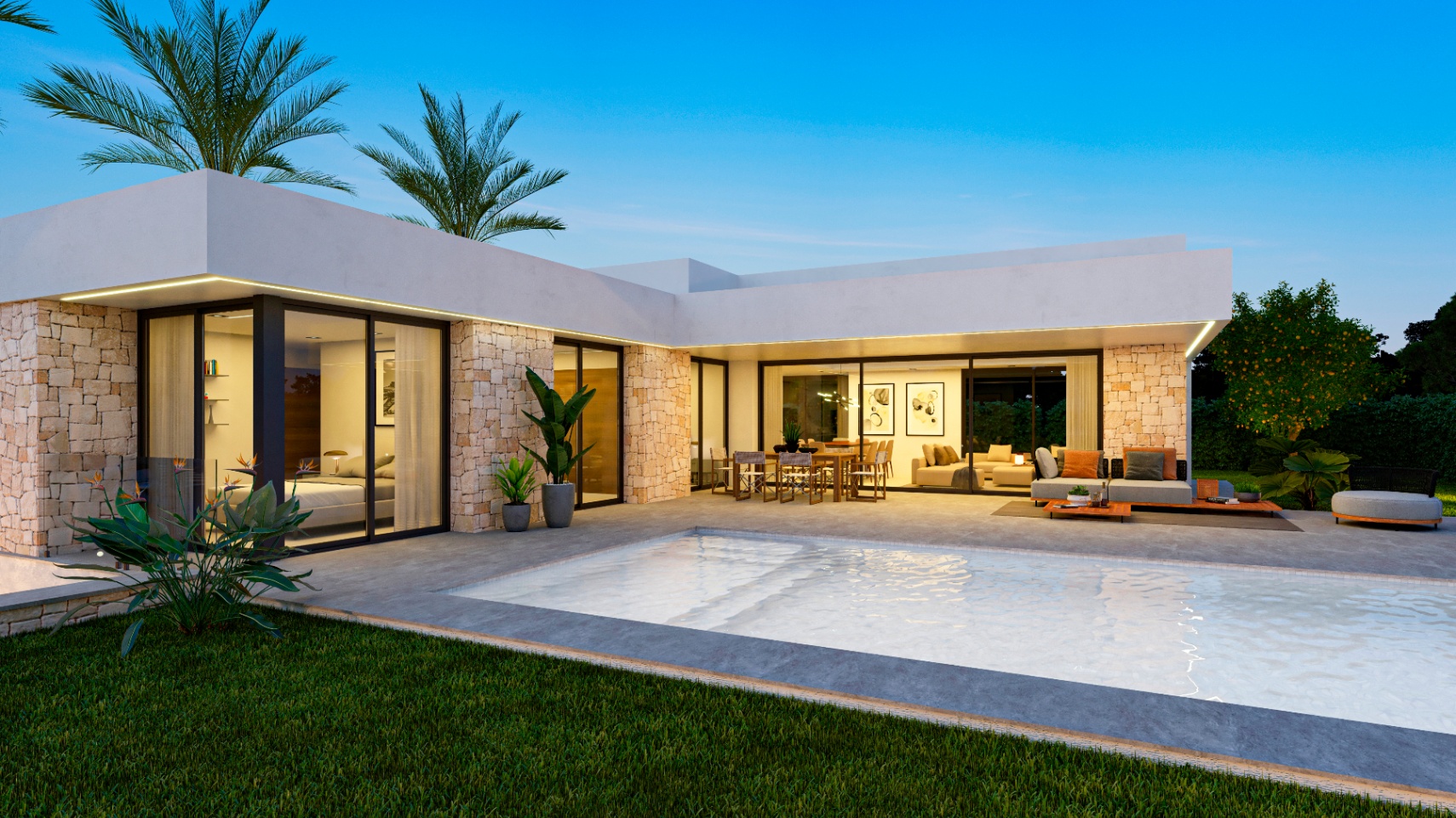 Villa de nueva construcción en tranquila zona residencial en Javea