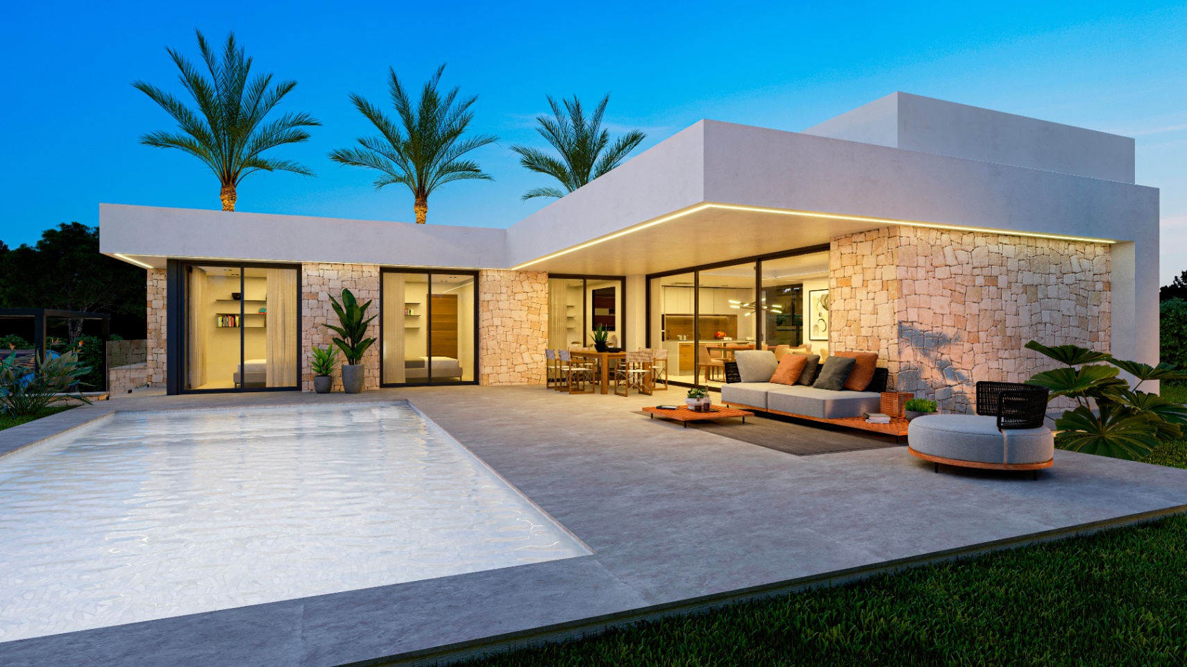 Villa de nueva construcción en tranquila zona residencial en Javea