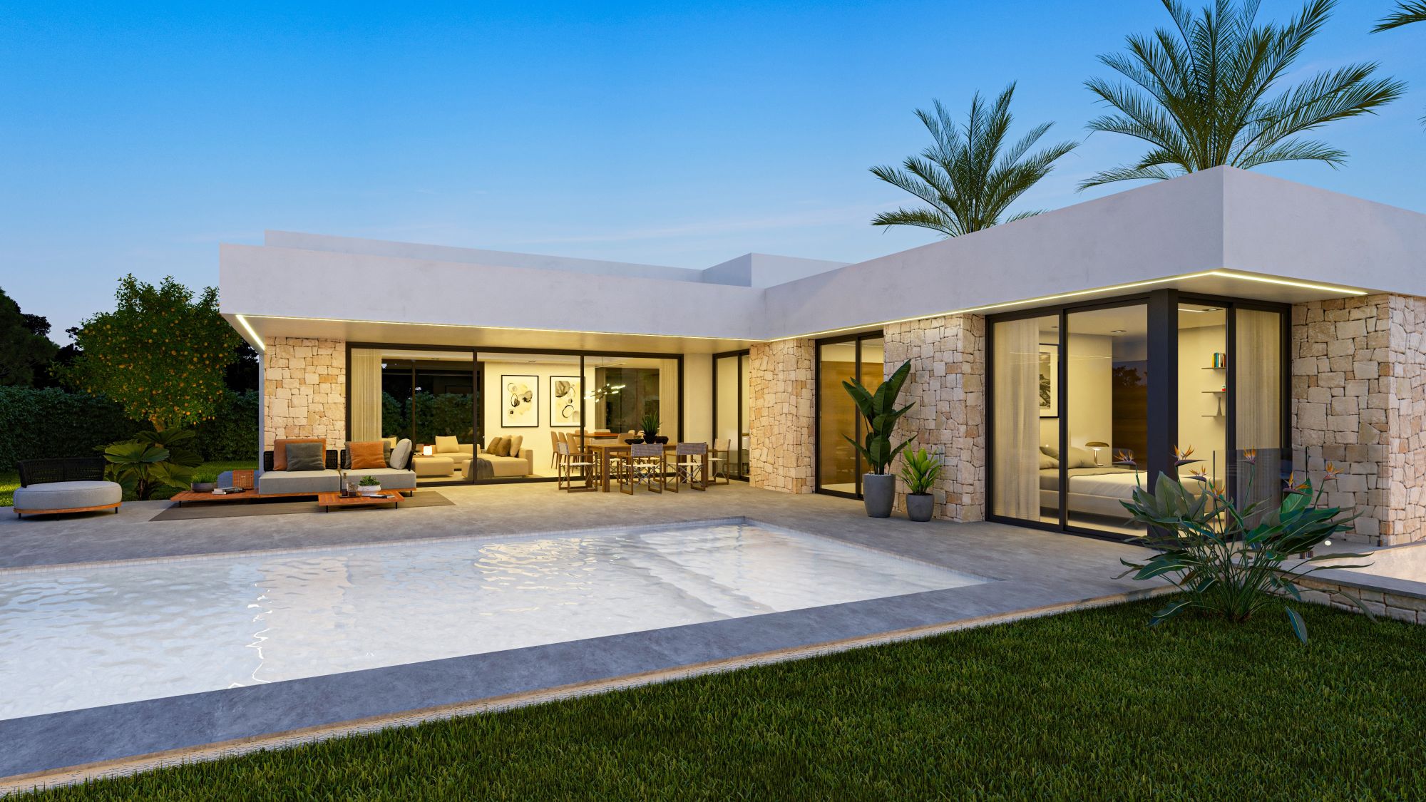 Villa de nueva construcción en tranquila zona residencial en Javea