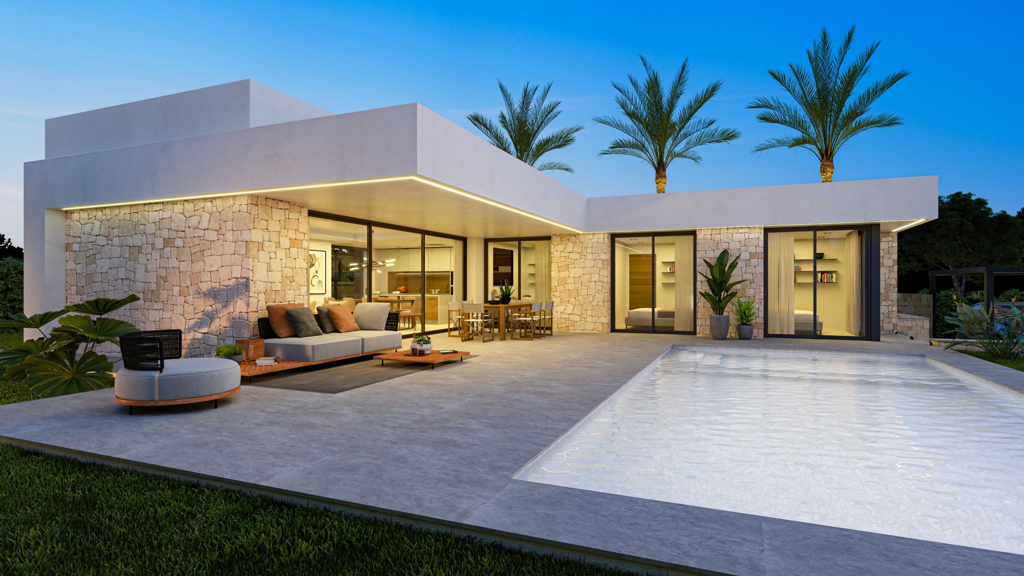Villa de nueva construcción en tranquila zona residencial en Javea