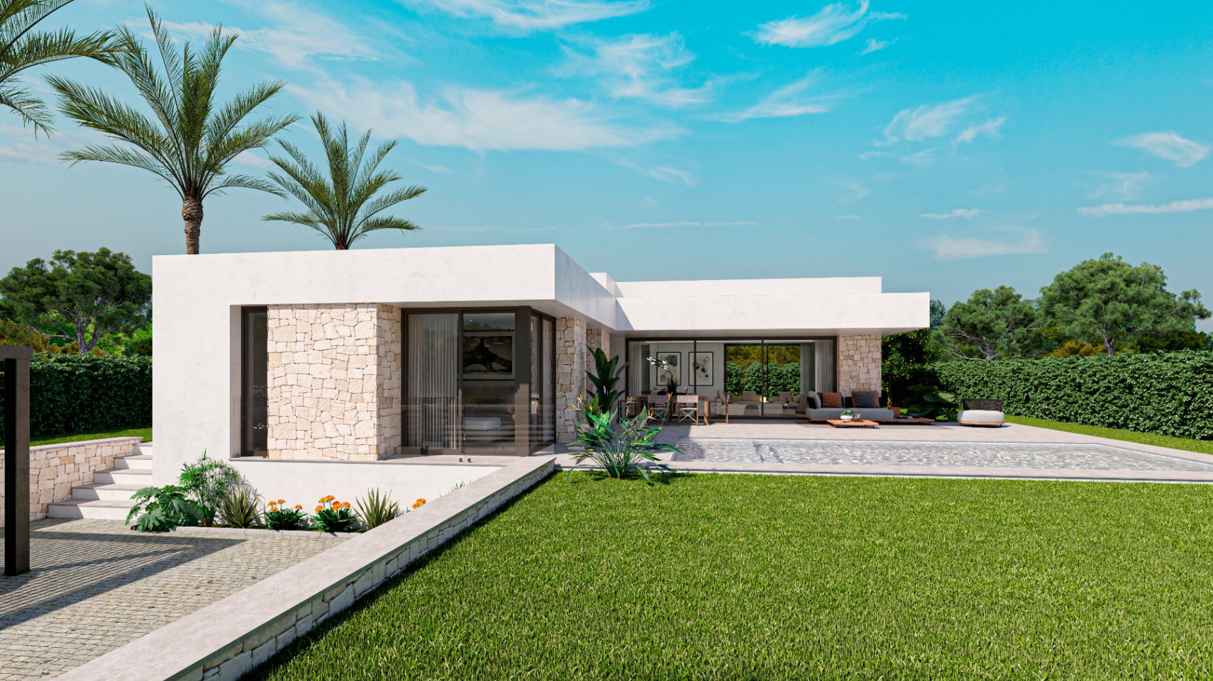 Villa de nueva construcción en tranquila zona residencial en Javea