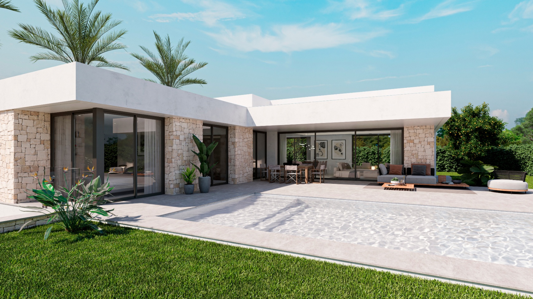 Villa de nueva construcción en tranquila zona residencial en Javea