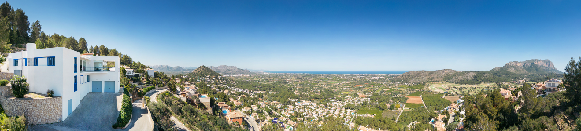 Villa met spectaculair uitzicht in La Sella