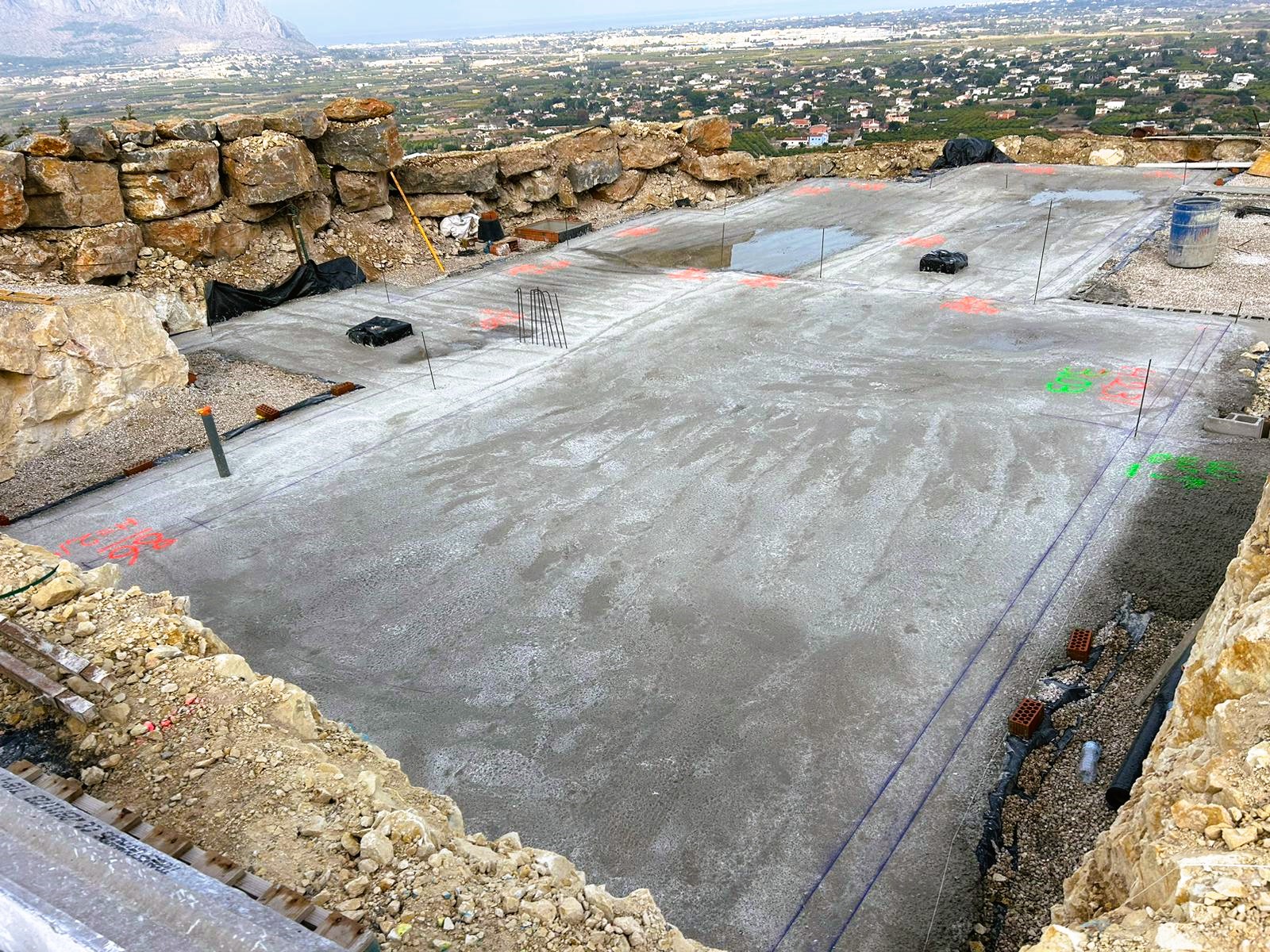 Proyecto en construcción en Monte Solana con vistas